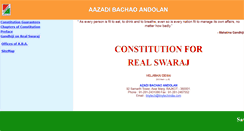 Desktop Screenshot of constitution.freedomindia.com